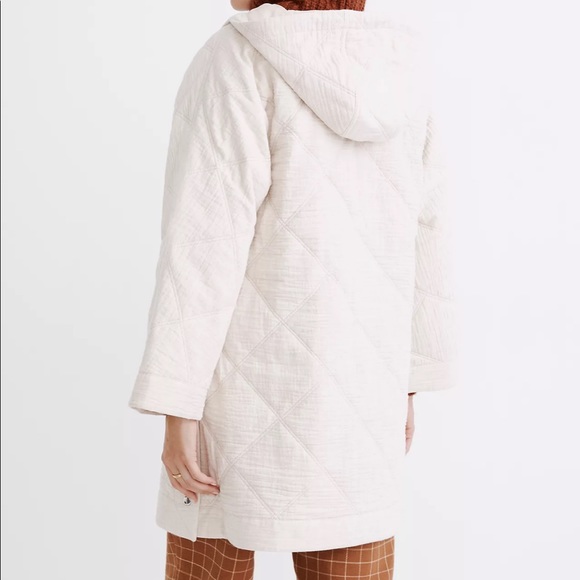 Madewell Quilted Popover Hoodie Jacket - Picture 5 of 7
